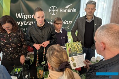 Na stoisku Bayer/ Seminis przedstawicielki firmy promowały nowe odmiany warzyw