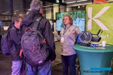 Na stoisku Koppert prezentowane było urządzenie do aplikacji mikroorganizmów