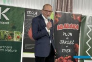 Bernard Zioło przedstawił portfolio odmian warzyw do uprawy w tunelach i bez osłaniania (fot. DŁB)