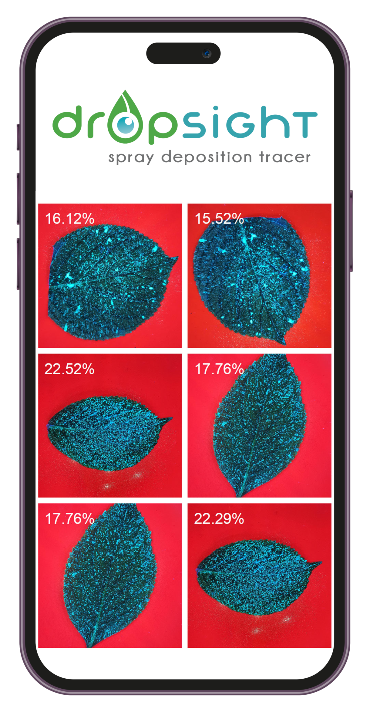 Widok aplikacji DropSight na smartfonie (fot. Metos)