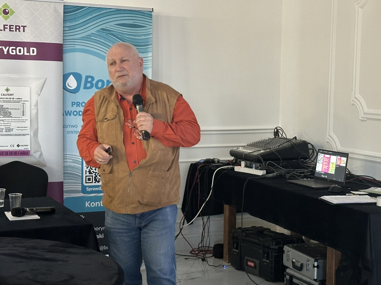 Jarosław Barszczewski podczas konferencji w Pałecznicy (fot. DŁB)