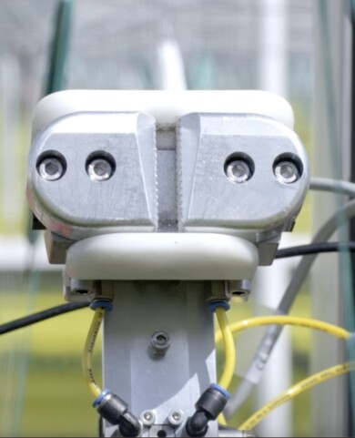Robot opuszczający rośliny (Plant Lowering Robot), kamery, urządzenie opracowane przez start-upu Arugga AI Farming