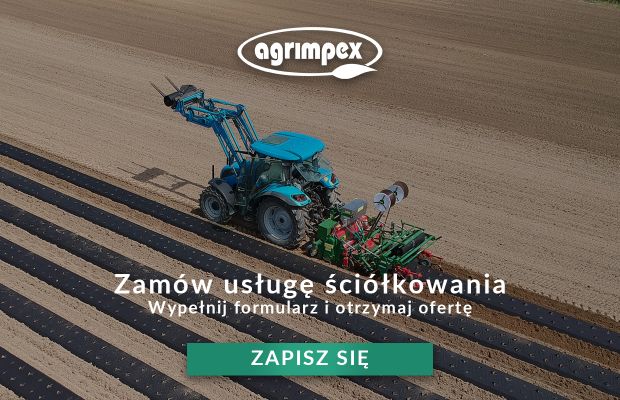 Banner zamów usługę ściółkowania Agrimpex