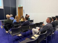 Andy Lee z firmy Grodan podczas wykładu w czasie targów GreenTech (fot. Grodan)