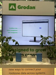 Stoisko firmy Grodan w czasie targów GreenTech (fot. Grodan)