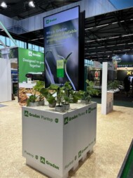 Stoisko firmy Grodan w czasie targów GreenTech (fot. Grodan)