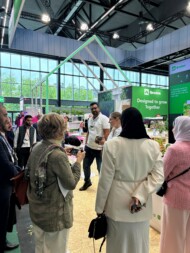 Stoisko firmy Grodan w czasie targów GreenTech (fot. Grodan)