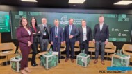 Uczestnicy debaty PSOR - Małgorzata Bojańczyk (dyrektor generalna PSOR), Iwona Dyba (moderatorka, redaktor naczelna farmer.pl), dr hab. Roman Kierzek (Prof. IOR-PIB), dr Paweł Krawiec (sadownik, Horti Team), Robert Nowak (wiceprezes KRIR), Krzysztof Nykiel (Prezes KZPBC), Łukasz Pergoł (rada ds. Młodych Rolników)