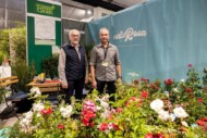 Przedstawiciele firmy Meer Plant, która prowadzi hodowlę róż Naturosa (z lewej Jan Oprins_GrootGroenPlus 2025_fot. GGP