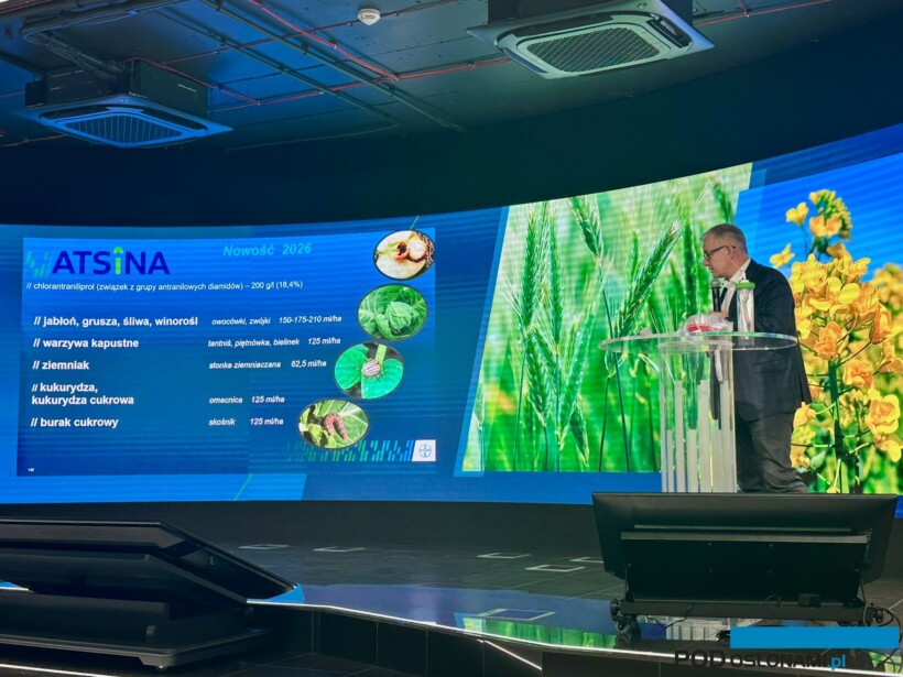 Radosław Suchorzewski podczas konferencji prasowej (fot. Bayer)