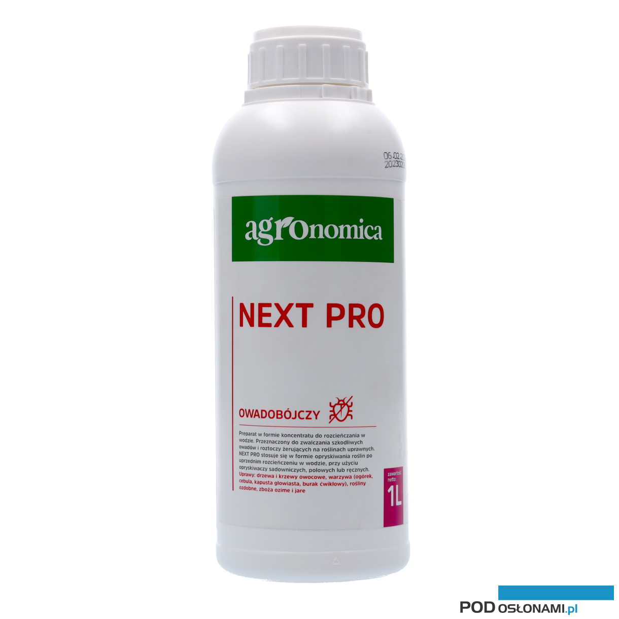 Next Pro - butelka z preparatem do ochrony roślin przed szkodnikami, bez chemii, środek działa fizycznie (fot. Agrosimex)