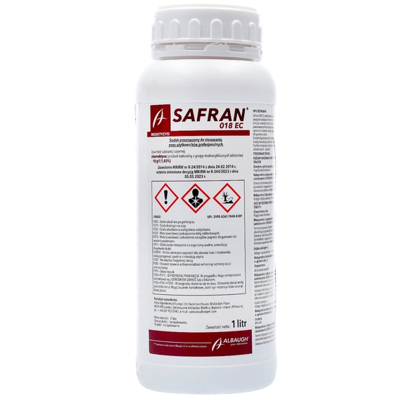 Preparat Safran w butelce (fot. Agrosimex)
