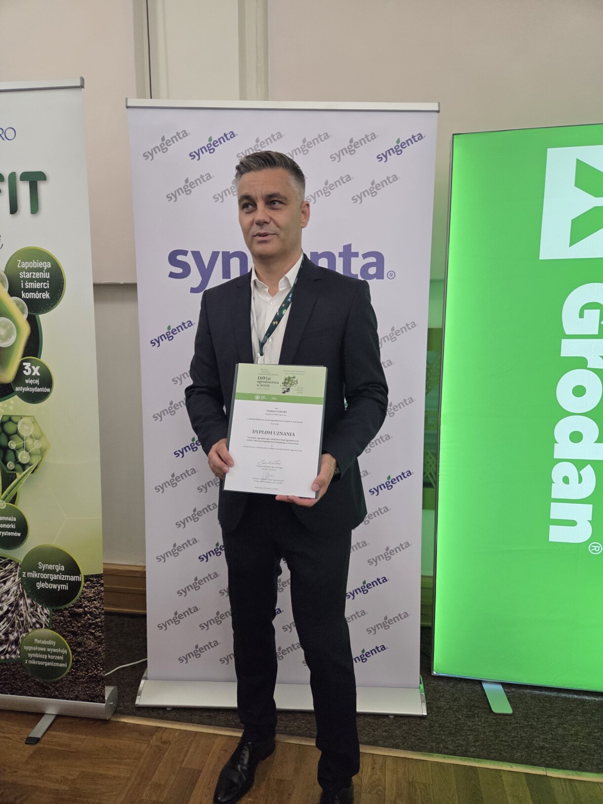 Tomasz Górski - dyrektor na Europę Środkową działu nasion warzyw firmy Syngenta (fot. AW)