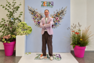 Grzegorz Falkowski podczas tegorocznej (2026 r) wystawy Zieleń to Życie (fot. ZtŻ)