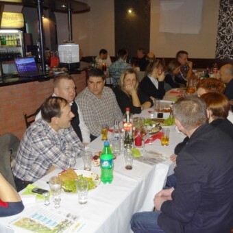 Uczestnicy spotkania zorganizowanego przez firmę Rol-Spec w restauracji Orient Café w Kaliszu, fot. 1-6 M. Domoń