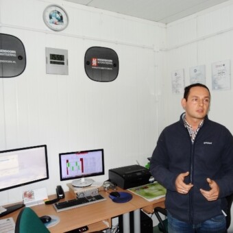 O m.in. zarządzaniu klimatem w szklarni Vegex’u mówił kierownik produkcji Wojciech Olejniczak