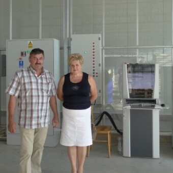 Właściciele "Ogrodnictwa Dziubek"...