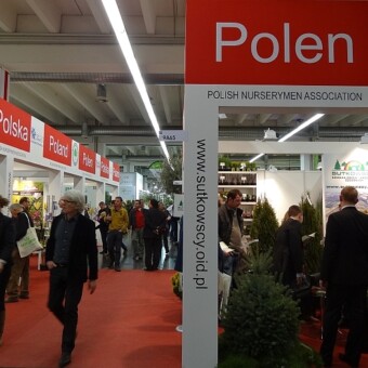 Fragment polskiego narodowego RP stoiska zorganizowanego przez ZSzP i APZ