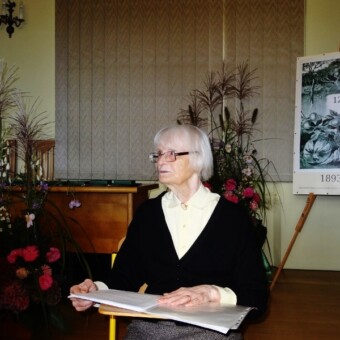 Historię Towarzystwa Ogrodniczego w Krakowie przybliżyła Teresa Pawłowska - wieloletnia działaczka i animatorka życia ogrodniczego 