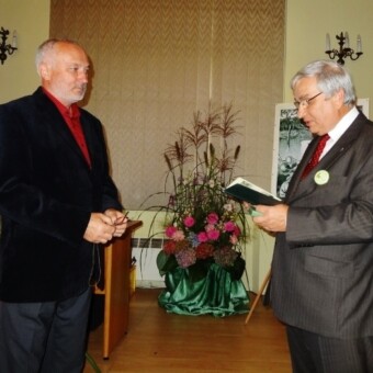 Kolejną z osób wyróżnionych był Piotr Grel (Plantpress), były prezes TO w Krakowie