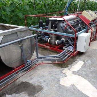 Dozownik pożywki w gospodarstwie państwa Koconiów