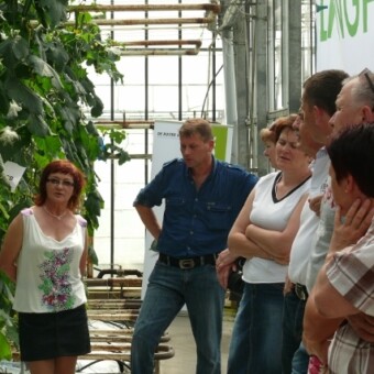 Na temat uprawy mówili gospodarze Maria i Roman Pietroniowie