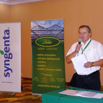 Spotkanie w Karpaczu prowadził Mirosław Gimla - właściciel firmy Lida Horti-Logistic, fot. 1-10 A. Wize 