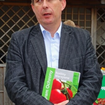 O właściwościach i zastosowaniu preparatu Huwa San TR 50 mówił Michał Sotkiewicz 