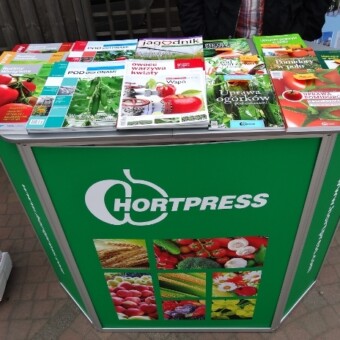Podczas Dnia Ogórka można było nabyć specjalistyczne czasopisma, książki czy poradniki ogrodnicze wydawnictwa Hortpress