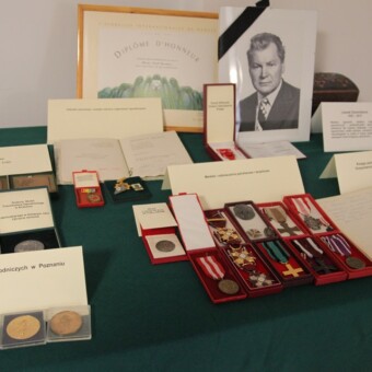 Odznaczenia i pamiątki po Leszku Dziomdziorze
