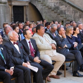 Uczestnicy gali w Gołuchowie