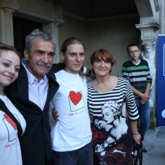 Jan Statuch promował podczas "Dni Ogrodnika" akcję "Tak dla Transplantacji"