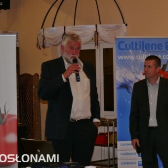 Peter Klapwijk (z lewej) i Tomasz Krasowski z GreenQ mówili m.in. na temat problemów w uprawie jesienią