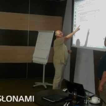 Wykład prowadzili Timo Tarkiainen (z prawej) oraz Krzysztof Prokopowicz