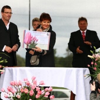 Chrzest Odmiany 'Jolanta Kwaśniewska' z udziałem Pani Prezydentowej, fot. firma Królik/Maciej Fiszer 