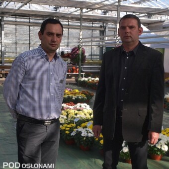 Marek (z lewej) i Marcin Cichoniowie - gospodarze Dni Otwartych