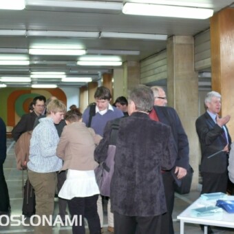 W przerwie między wykładami - w seminarium uczestniczyli naukowcy, ogrodnicy oraz studenci krakowskiej uczelni