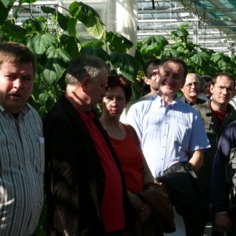 W spotkaniu uczestniczyli m.in. państwo Alicja i Andrzej Koconiowie oraz Edward Smoleń, którzy często również udostępniają swoje szklarnie gościom