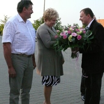 ...pracownicy firmy Syngenta Seeds podziękowali gospodarzom za otwarcie szklarni dla licznie przybyłych gości