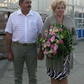 Gospodarze spotkania Mirosława i Zdzisław Dziubkowie