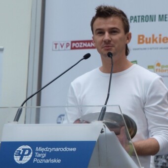Tegoroczny mistrz florystyczny Piotr Sekunda