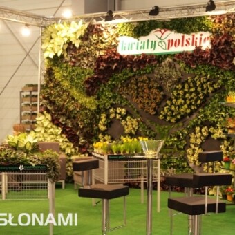 Stoisko grupy producentów "Kwiaty Polskie"