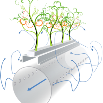 Pojedynczy rękaw Ultra Clima z firmy KUBO Tuinbouwprojekten B.V 