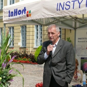 W imieniu głównego sponsora imprezy, firmy Syngenta, wystąpił dyrektor ds.sprzedaży w Polsce wschodniej - Marek Łuczak 