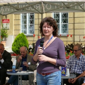 Na temat projektu Trichoderma mówiła jego kierownik, dr Magdalena Szczech, fot. 1-6 A. Wize 