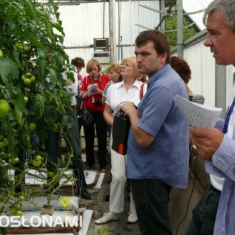 O doświadczeniach w uprawie pomidorów na podłożu z węgla brunatnego mówił dr Jacek Dyśko