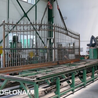 Oprócz elementów wyposażenia szklarni w firmie w Rabie Wyżnej produkuje się również... ogrodzenia  