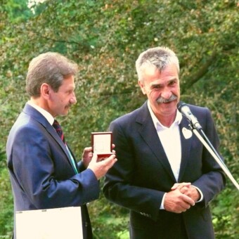 Jan Statuch (z prawej), zastępca prezesa fundacji SCCS, propagował m.in. akcję "Tak dla transplantacji