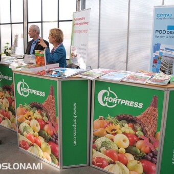 Stoisko firmy Hortpress - wydawcy dwumiesięcznika "Pod Osłonami", fot. 1-5 A. Cecot