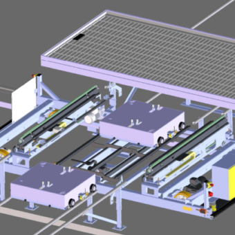 Schemat linii do zautomatyzowanego sortowania i pakowania roślin, fot. 6,7 WPS Horti Systems